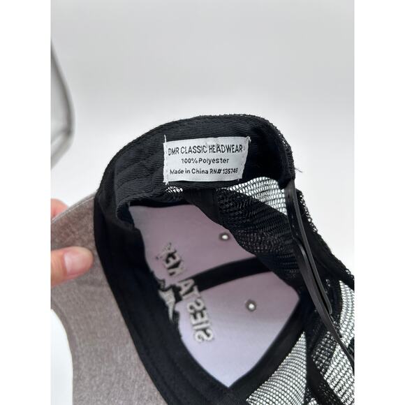 Siesta Key Hat Snapback Cap Gray Florida Souvenir Casual Outdoor - Picture 5 of 5